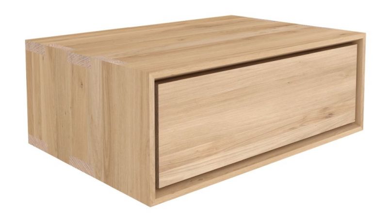 Nordic II Bedside Table Oak hanging Ethnicraft